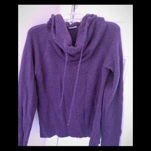 Sz med Columbia sweater. One purple and one white